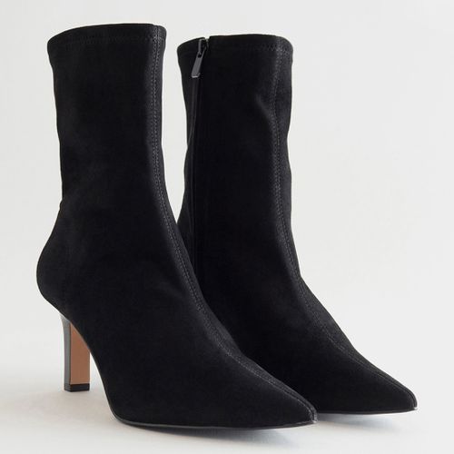 Black Heeled Ankle Boot - & Other Stories - Modalova