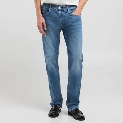 Mid Rocco Straight Comfort Stretch Jeans - Replay - Modalova