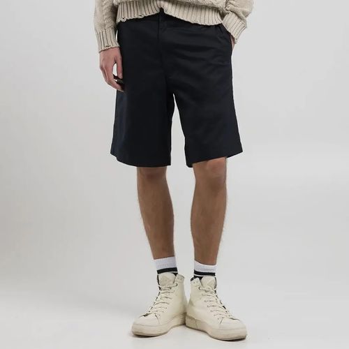 Navy Cotton Twill Chino Shorts - Replay - Modalova