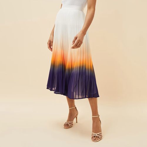 Multi Raya Pleated Dip Dye Skirt - Phase Eight - Modalova