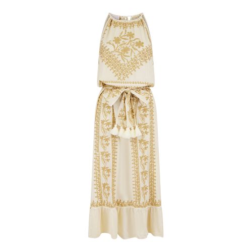 Poppy Dress Pearl-Taupe - Pranella - Modalova