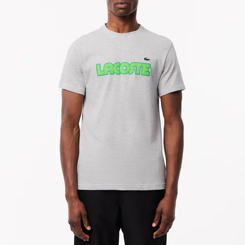 Grey Branded Short Sleeve T-Shirt - Size XL - Lacoste - Modalova