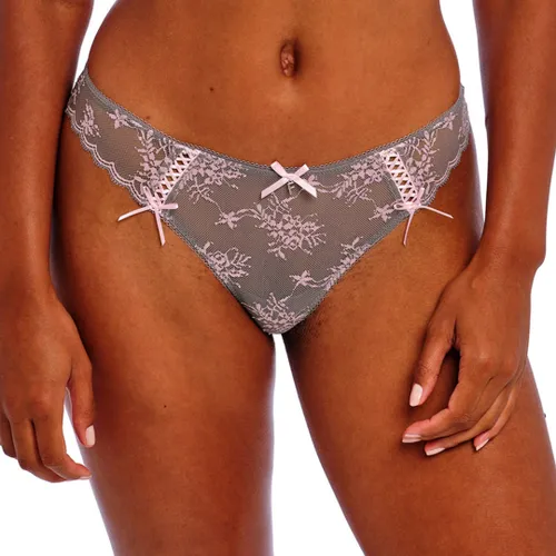Grey/Pink Offbeate Cadence Brazilian Brief - Size XL - Freya - Modalova