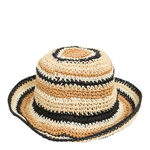 Multi Stripe Cloche Bucket Hat - NÂ°Â· Eleven - Modalova