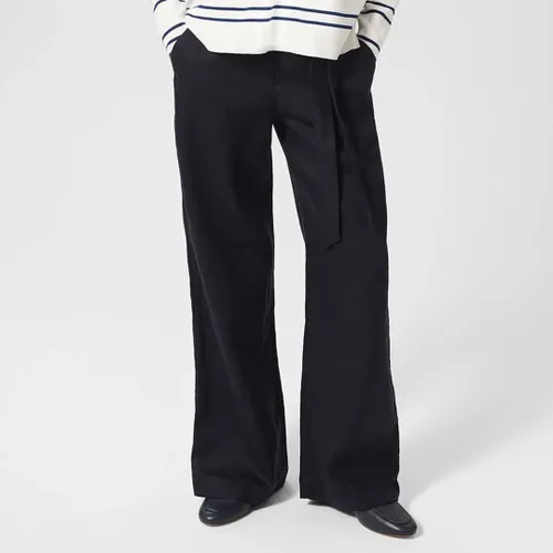 Jacqui Tie Trousers - Size 8 - Hobbs London - Modalova