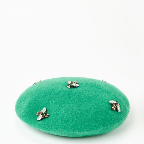 Green Bee Beret - Oliver Bonas - Modalova