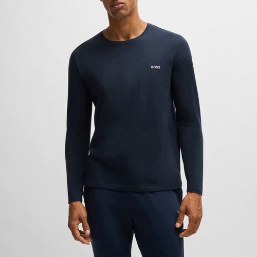 Navy Mix & Match Long Sleeve Top - BOSS - Modalova
