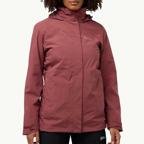 Burgundy Rotwand 3-in-1 Jacket - Jack Wolfskin - Modalova