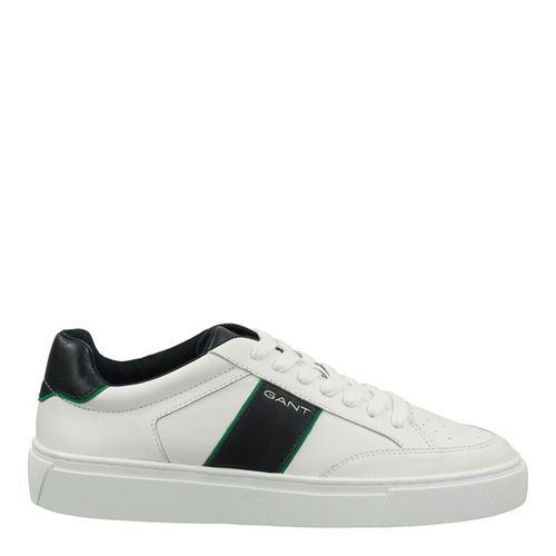 Men's White/Navy Mc Julien Leather Trainers - Size 9.5 - Gant - Modalova