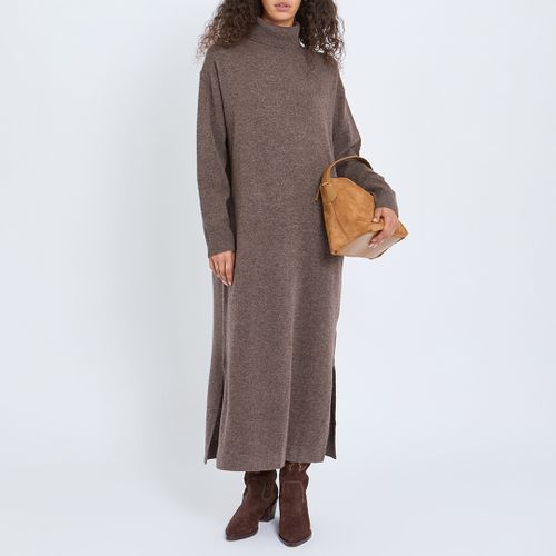 Wool Roll Neck Midi Dress - Size M - N°· Eleven - Modalova