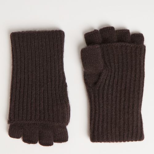 Cashmere Rib Fingerless Mittens - N°· Eleven - Modalova