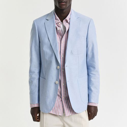 Light Slim Oxford Cotton Blazer - Size 52 - Gant - Modalova