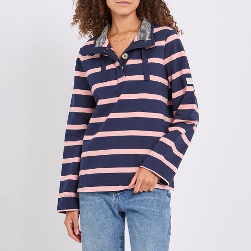 Pink Stripe Saunton Top - Size 10 - Joules - Modalova