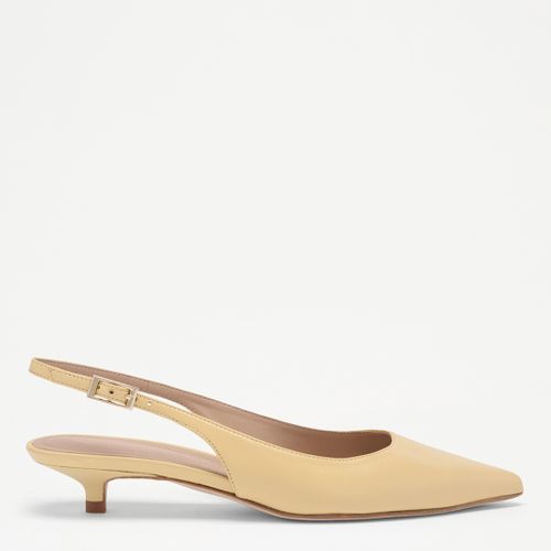Women's Buttermilk Chazey Leather Heeled Pumps - Size 4 - Russell & Bromley - Modalova