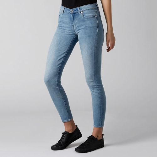 Mid Bair Skinny Crop Stretch Jeans - 7 For All Mankind - Modalova