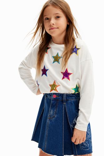 Camiseta estampado estrellas - Desigual - Modalova