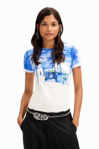 Mediterranean landscape T-shirt - XS - Desigual - Modalova