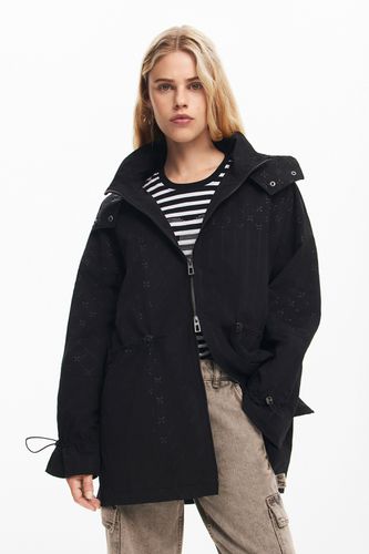 Waterproof parka hood - BLACK - L - Desigual - Modalova