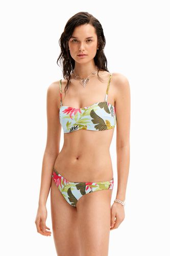 Tropical bandeau bikini - BLUE - M - Desigual - Modalova
