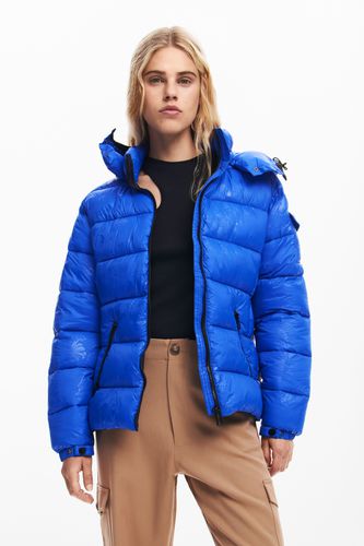 Padded coat - BLUE - L - Desigual - Modalova