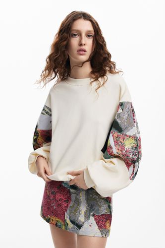 Sweatshirt with printed sleeves M. Christian Lacroix - S - Desigual - Modalova