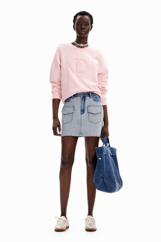 Denim pockets mini skirt - - XL - Desigual - Modalova