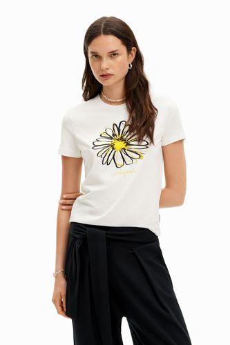 Daisy illustration T-shirt - XS - Desigual - Modalova