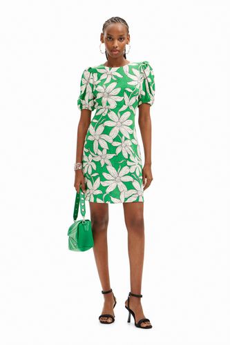 Short floral dress - GREEN - XL - Desigual - Modalova