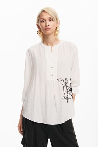 Embroidered flower blouse - L - Desigual - Modalova