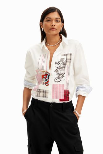 Camisa patch Mickey Mouse - XS - Desigual - Modalova