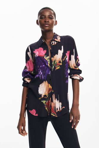 Camisa estampado flores - BLACK - M - Desigual - Modalova