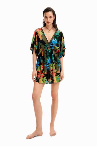Vestido túnica tropical - Desigual - Modalova