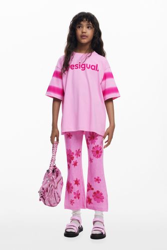 Floral leggings - RED - 3/4 - Desigual - Modalova