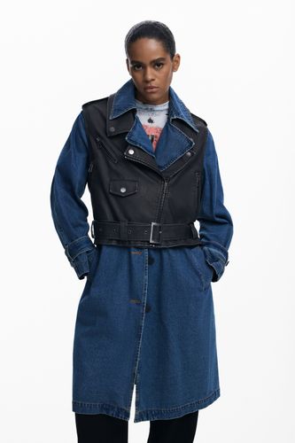 Trench desmontable denim - XS - Desigual - Modalova