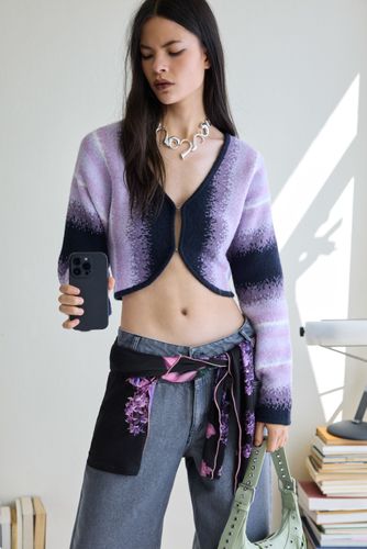 Jersey cardigan rayas - RED - M - Desigual - Modalova