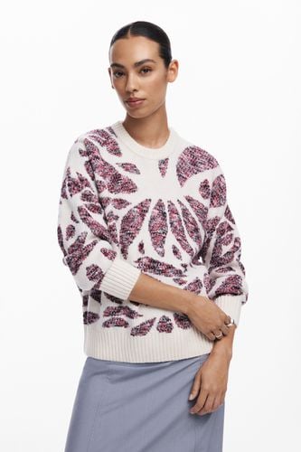 Leaf print sweater - L - Desigual - Modalova