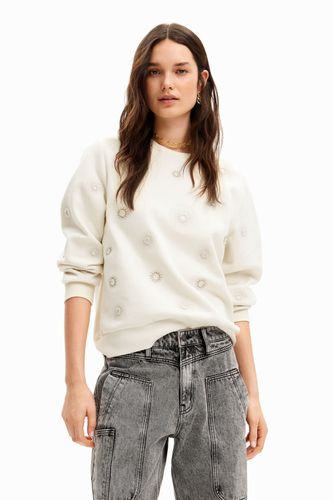 Geometric embroidery sweatshirt - - XL - Desigual - Modalova