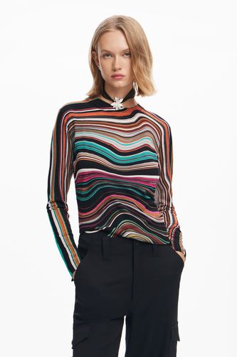 Wavy striped sweater - - M - Desigual - Modalova