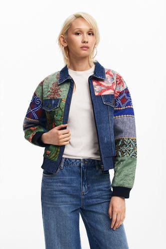 Chaqueta denim patchwork - XL - Desigual - Modalova