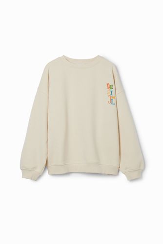 Palm tree illustration sweatshirt - M - Desigual - Modalova