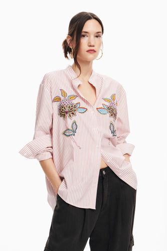 Camisa rayas flores - Desigual - Modalova