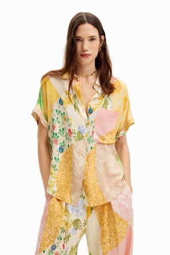 Camisa parcheado floral - Desigual - Modalova