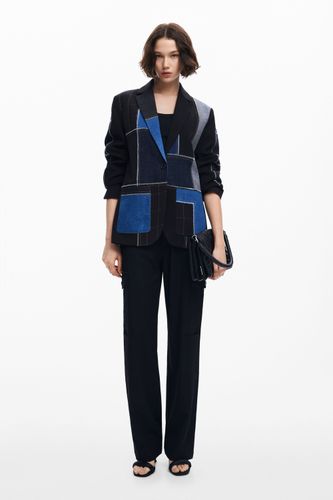 Blazer patchwork combinée - Desigual - Modalova