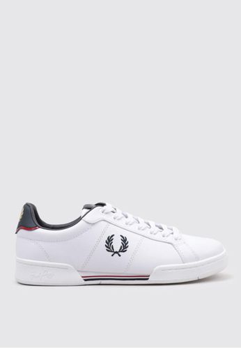 FRED PERRY - B722 LEATHER 40 Blanco - FRED PERRY - Modalova