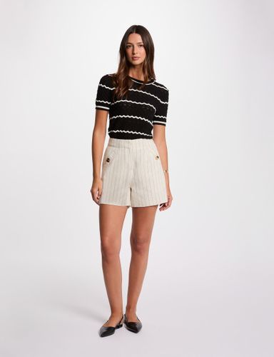 Short taille haute rayé - Morgan - Modalova