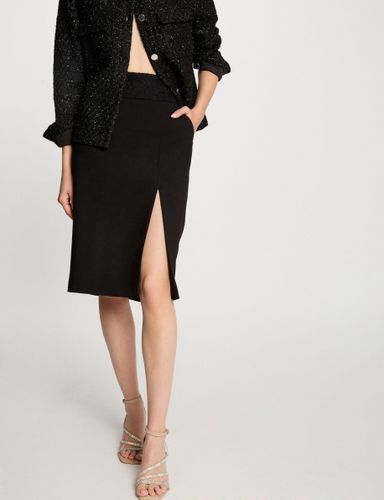 Jupe crayon taille dentelle - Morgan - Modalova