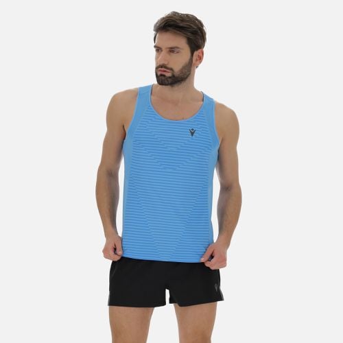 Men's light blue running singlet archie - Macron - Modalova