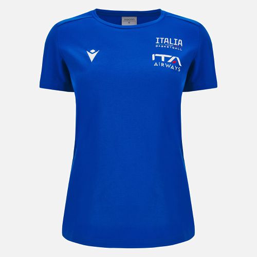 Italbasket 2023/24 woman cotton t-shirt - Macron - Modalova