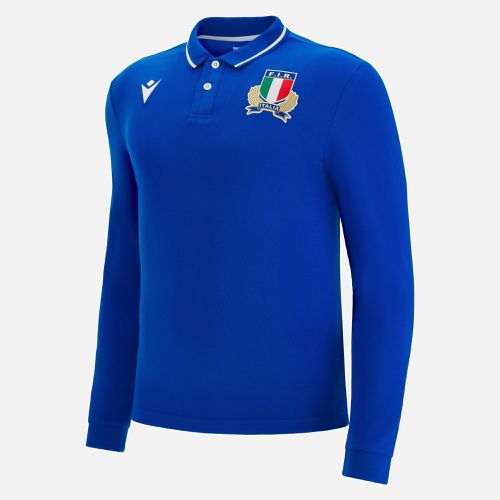 Italia Rugby 2022/23 adults' home cotton replica shirt - Macron UK - Modalova