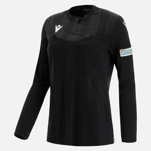 Uefa 2021 referee woman black shirt - Macron - Modalova